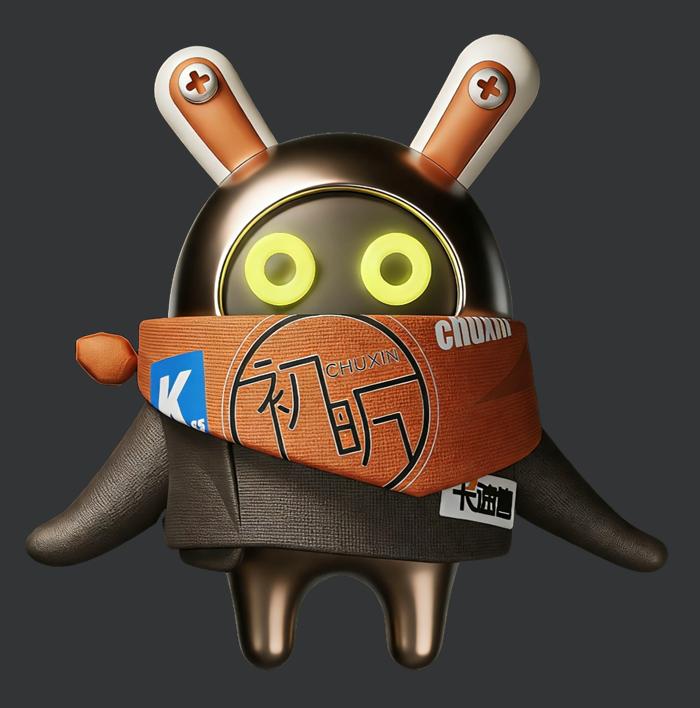 九星服务品牌 IP 形象「初昕」